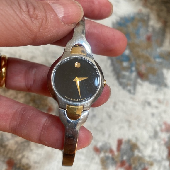 Movado two tone ladies watch